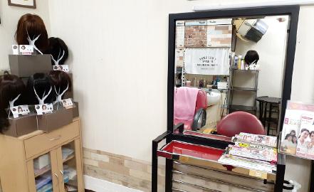 浜松医科大学医学部付属病院ヘアサロン 店内イメージ